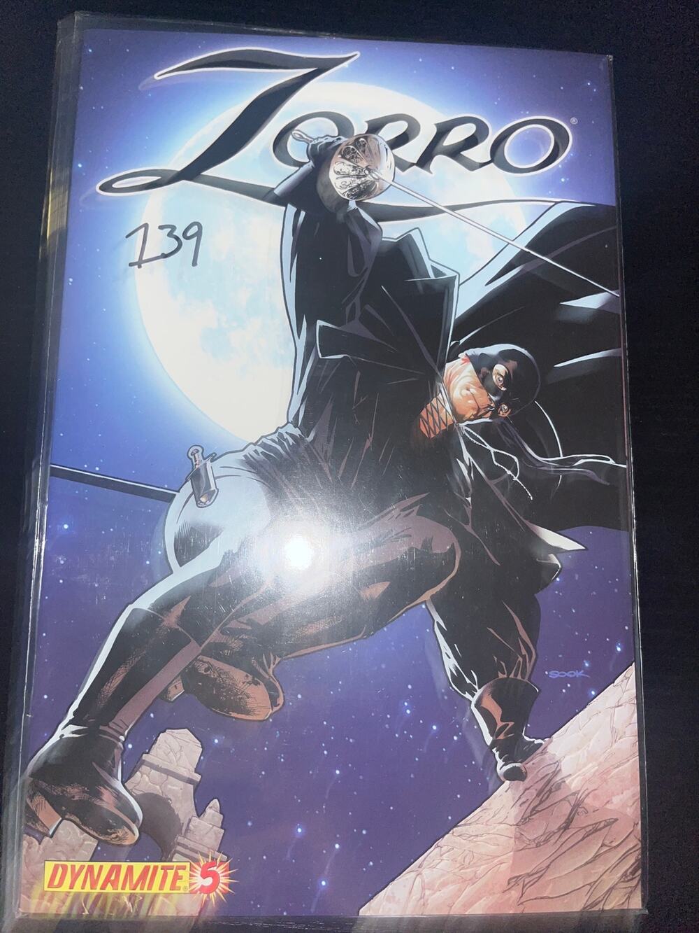Zorro #5 published by Dynamite Entertainment.